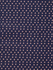 Navy Button Front Shirt In Dots
