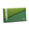 Green Leather Document/Photo Holder - Sparrow
