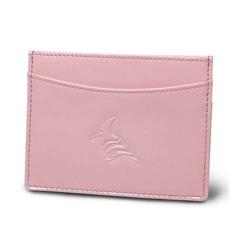 Blush Patent Leather Cardholder Wallet - Pipit