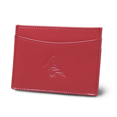 Rose Patent Leather Cardholder Wallet - Pipit