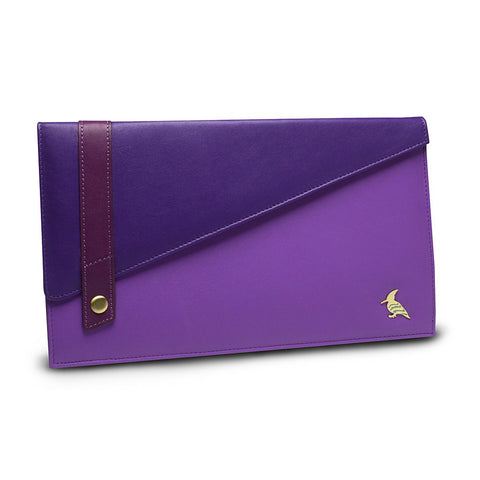 Purple Leather Document/Photo Holder - Sparrow