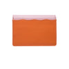 Pink Leather Business Card Holder Wallet - Swan