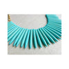 Turquoise Fringe Collar
