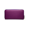 Purple Leather Travel Wallet & Passport Cover - Roadrunner