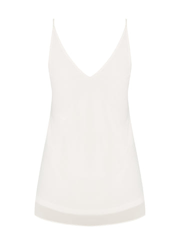 Simple Double Layer Top In Ivory