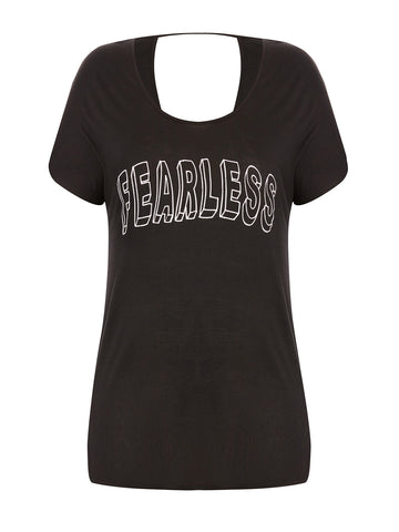 New! - Black Fearless T-Shirt