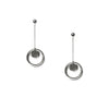 Circle Bar Drop Earrings - Available In More Colors