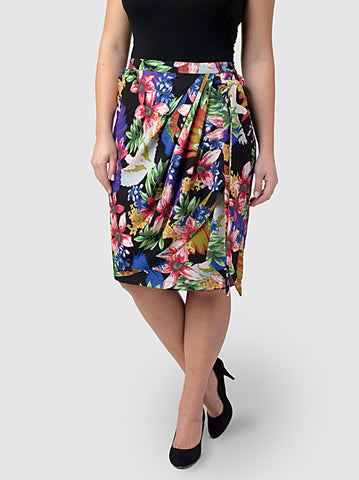 Printed Sarong Skirt
