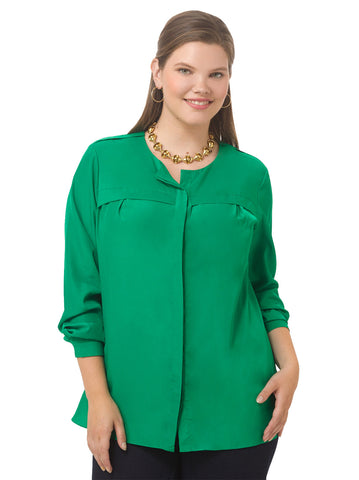 Reese Top In Emerald