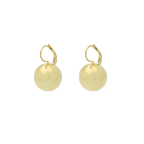 Golden Dangling Globes Earrings