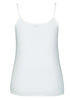 Gathered Front Cami- White