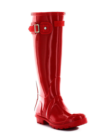 British Girl Rain Boot In Red