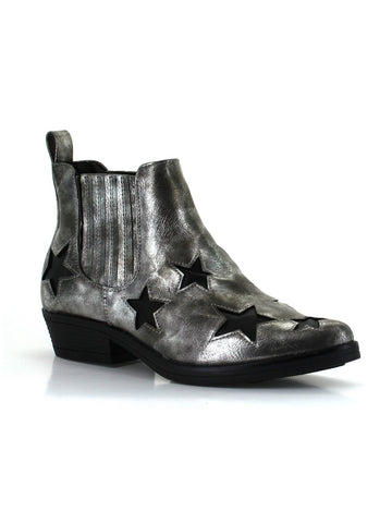 Rock Star Bootie In Pewter