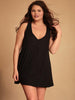 Soft And Comfy Tank Dress with Lace Back